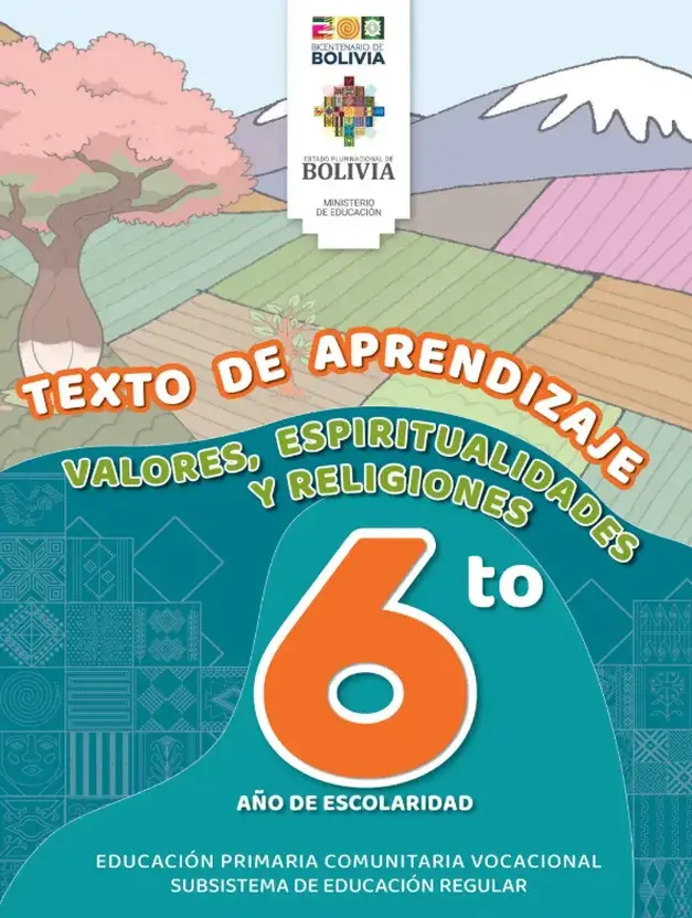Texto de Aprendizaje de Sexto de Primaria