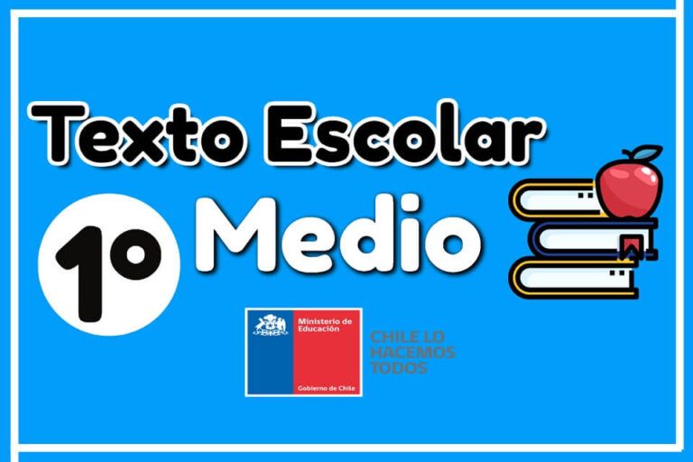 Libros Primero Medio de MinEduc 
