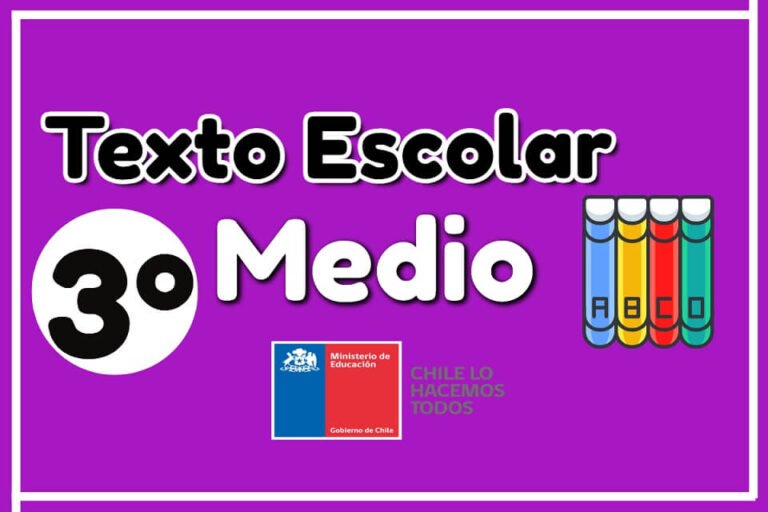 Libros Tercero Medio de MinEduc